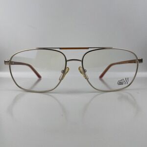 Paul Frank Seven Nation Army RX12 Aviator Eyeglass Frames Gold Burg 59 15-130
